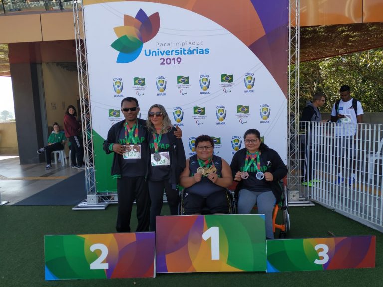 Paratletas da Unifap conquistam 10 medalhas nas Paralimpíadas Universitárias 2019