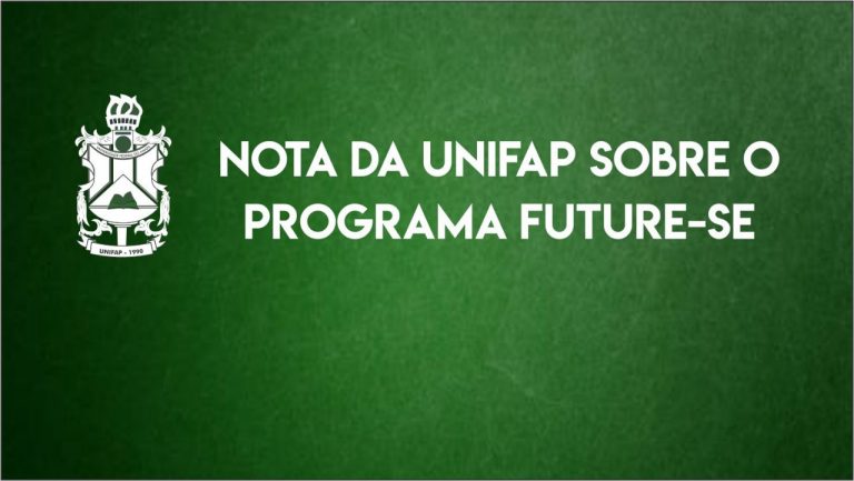 Nota da Unifap sobre o Programa Future-se
