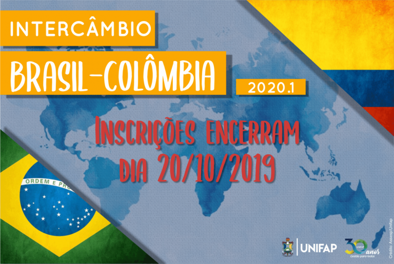Programa de Intercâmbio Brasil-Colômbia encerra inscrições dia 20