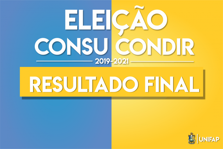 Comissão torna público resultado final CONSU/CONDIR