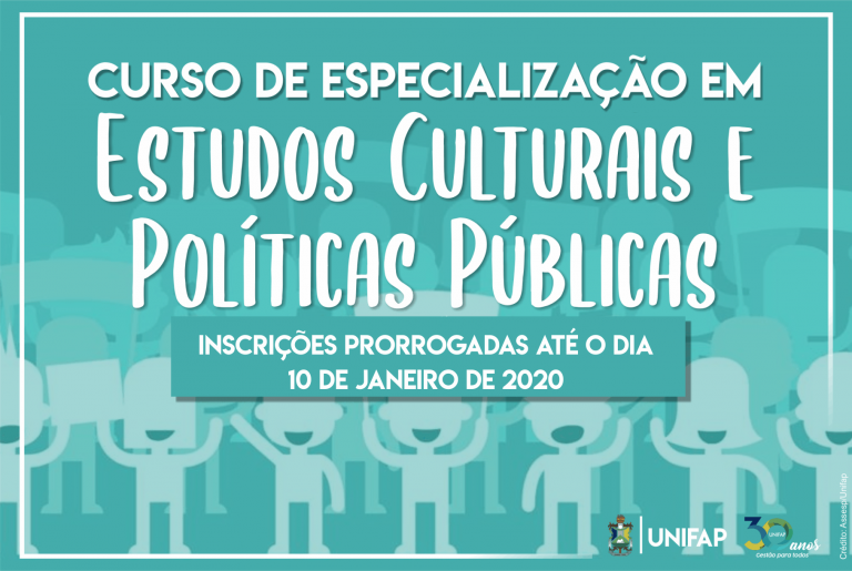 Especialização em Estudos Culturais e Políticas Públicas prorroga inscrições