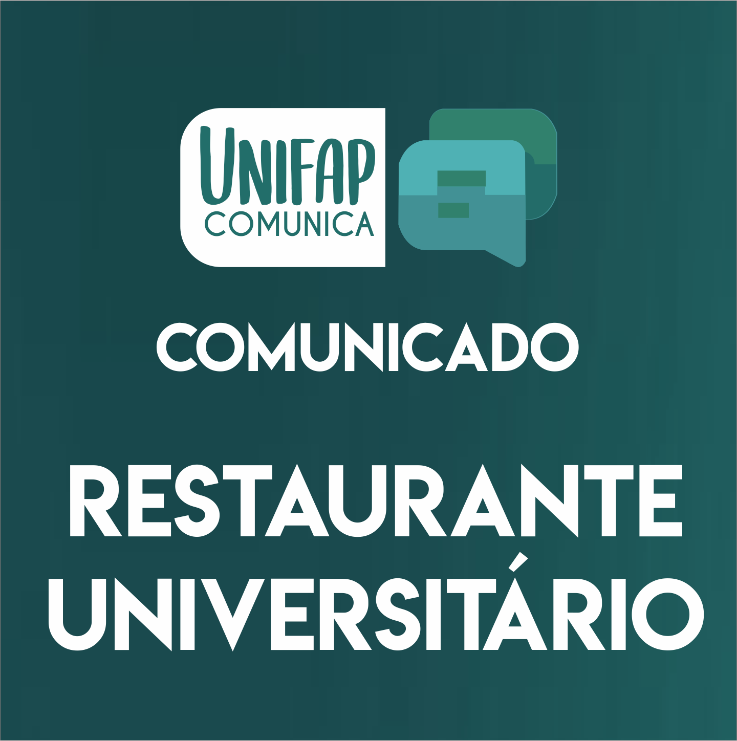 Comunicado Restaurante Universitário – Suspensão das atividades em 18/03