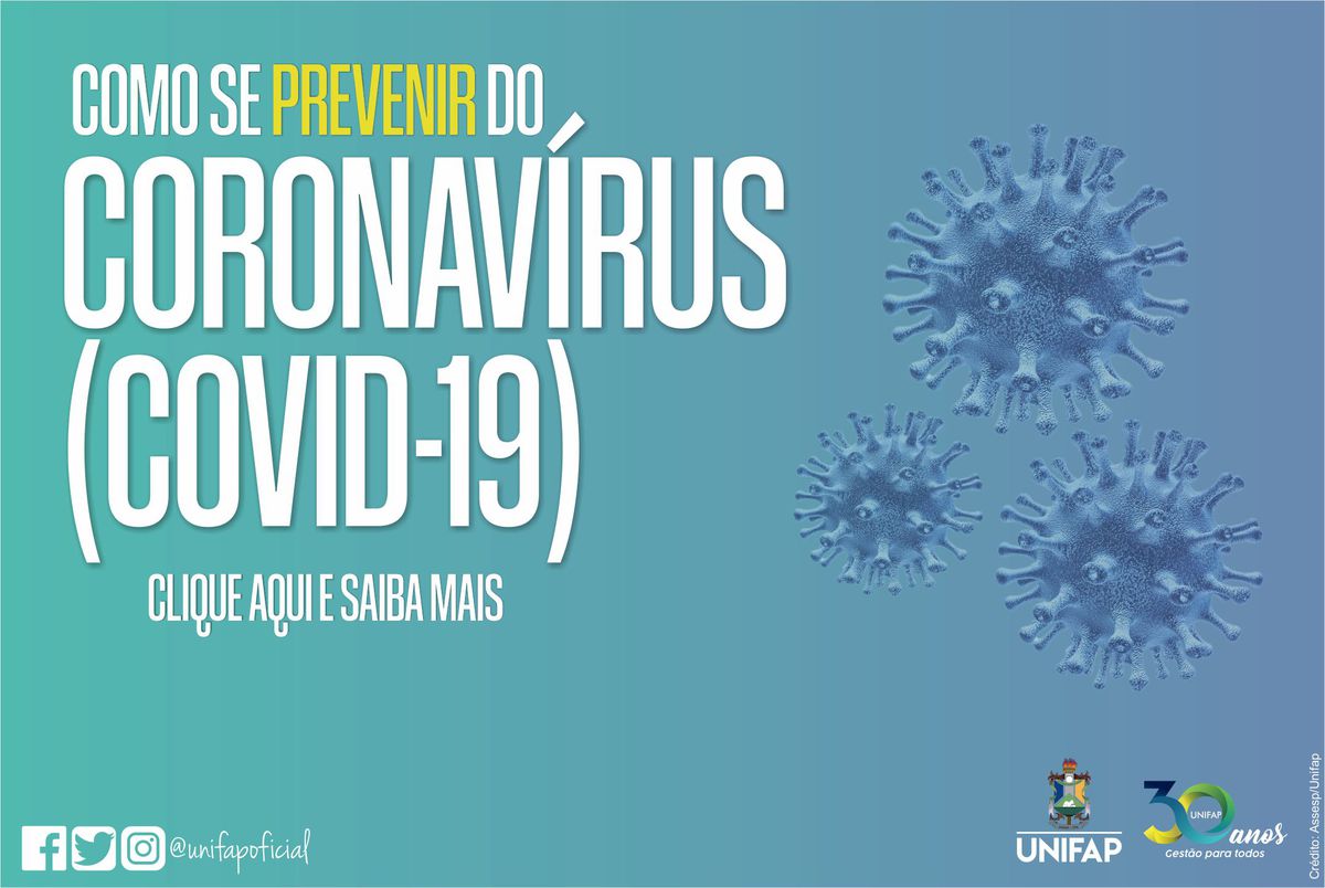 Orientações de prevenção ao Coronavírus (Covid-19)