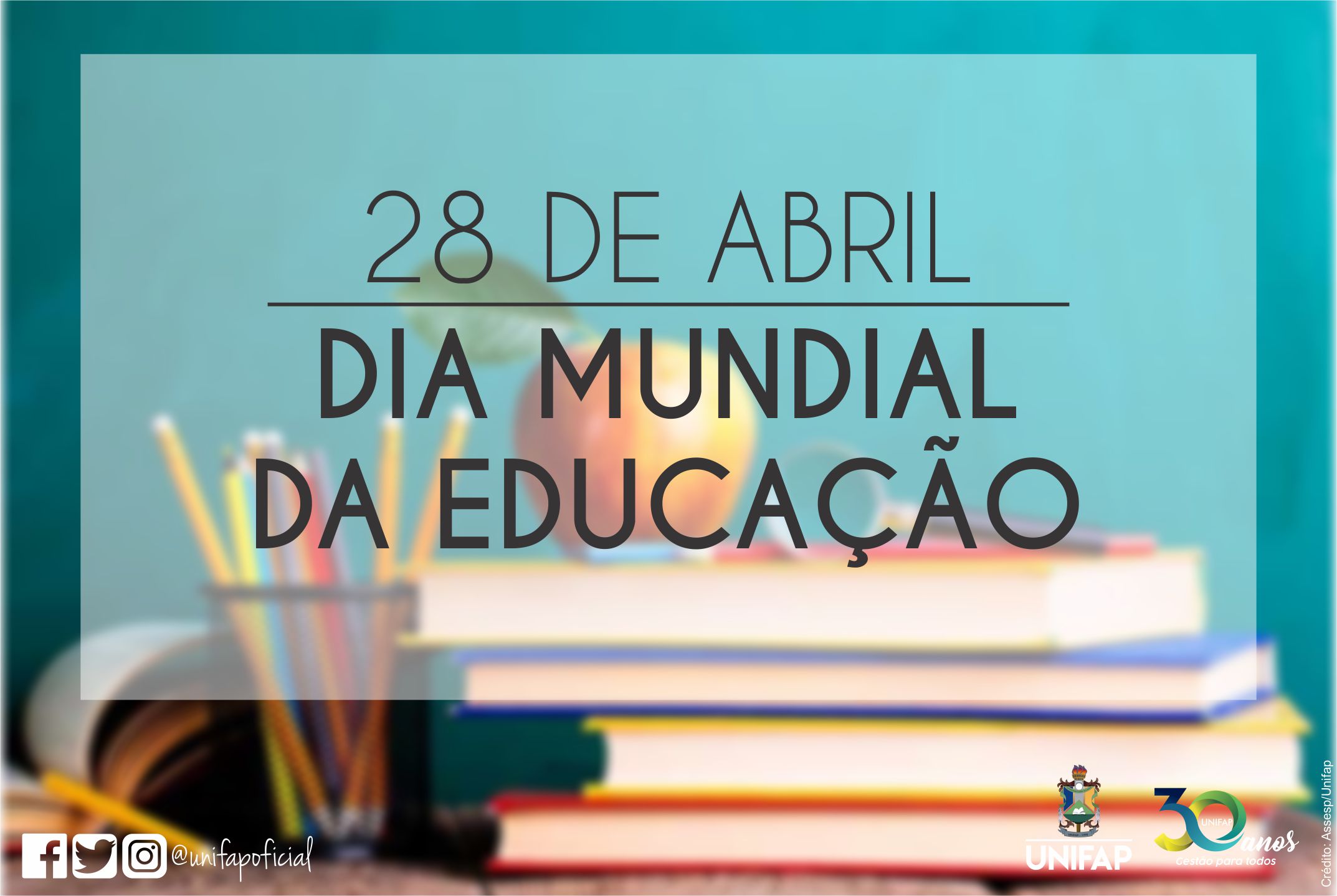 Dia Mundial da Educação celebra 20 anos de lutas pelo ensino de qualidade