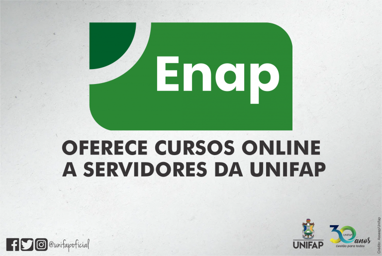 Cursos online da ENAP são disponibilizados aos servidores da UNIFAP