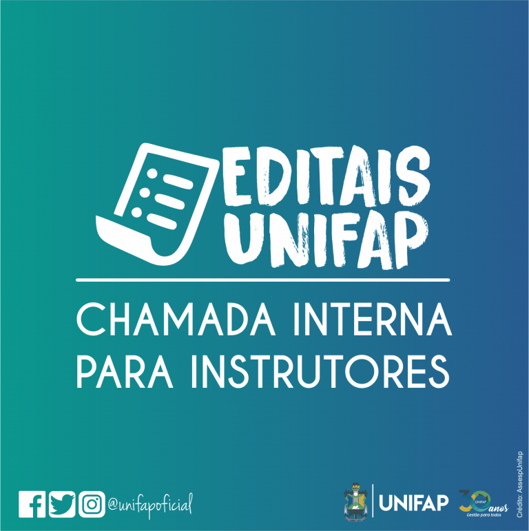 Inscrições para Instrutores de cursos EAD da UNIFAP encerram dia 26