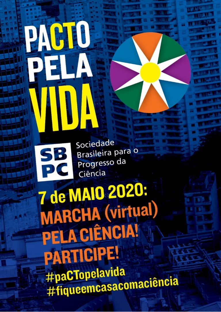 SBPC realizará marcha virtual em defesa da Ciência no Brasil