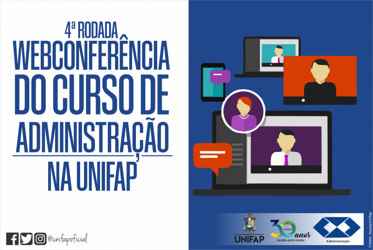 Curso de Administração promove 4° rodada de webconferências em parceria com SEBRAE