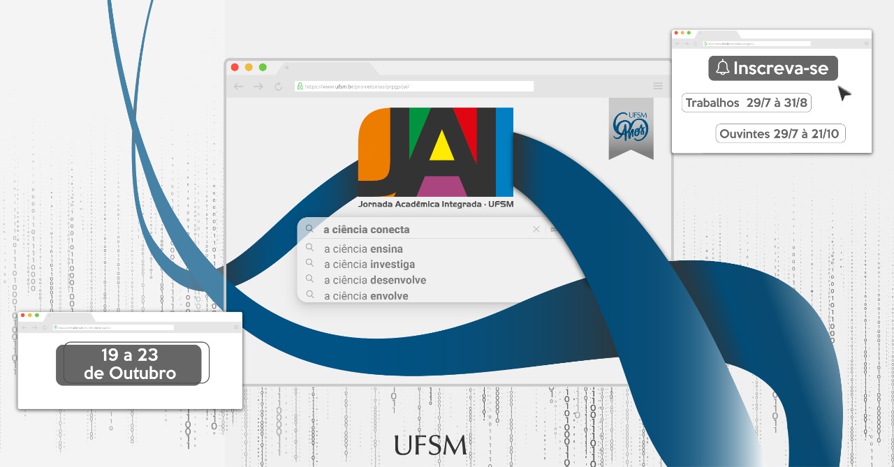 UFSM está com inscrições abertas para a 35° Jornada Acadêmica Integrada online