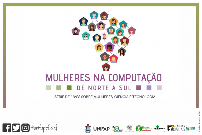 Projeto ‘Mulheres na computação: de norte a sul’ organiza encontros virtuais