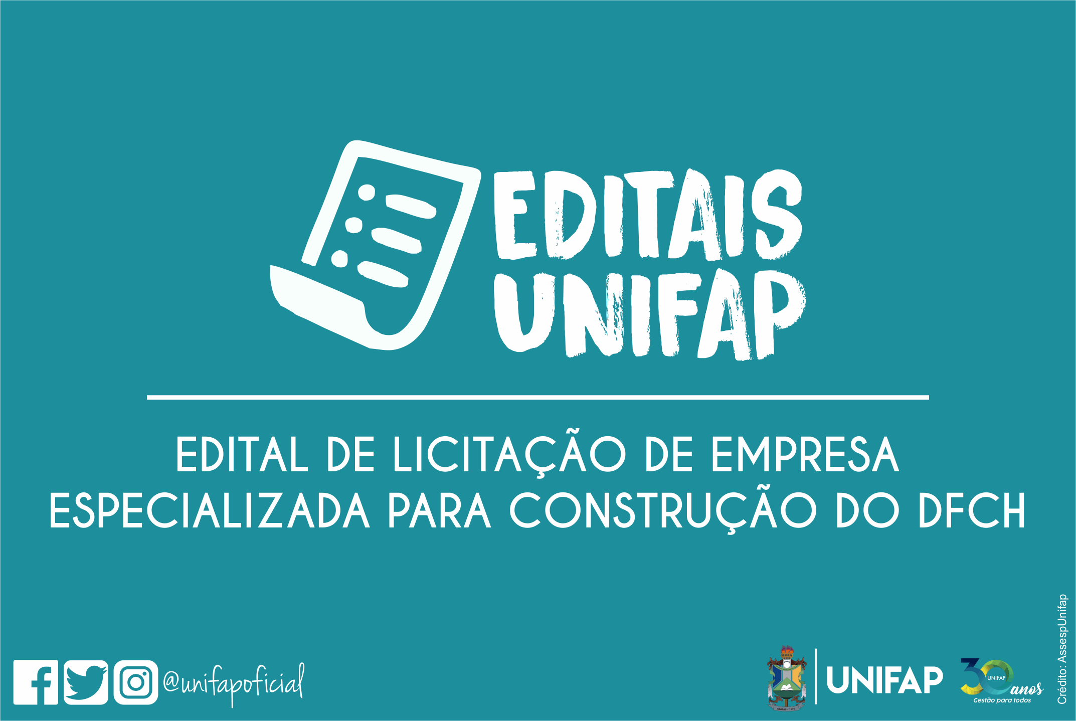 UNIFAP torna público processo de licitação para construção de prédios do DFCH