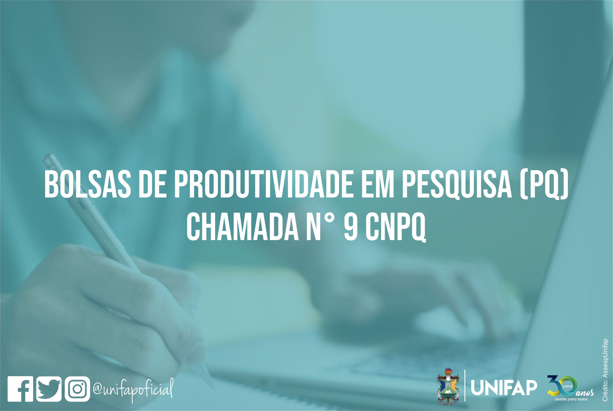 Sometimes command within Docente da Unifap tem projeto aprovado em bolsa de Produtividade em Pesquisa  do CNPq - UNIFAP