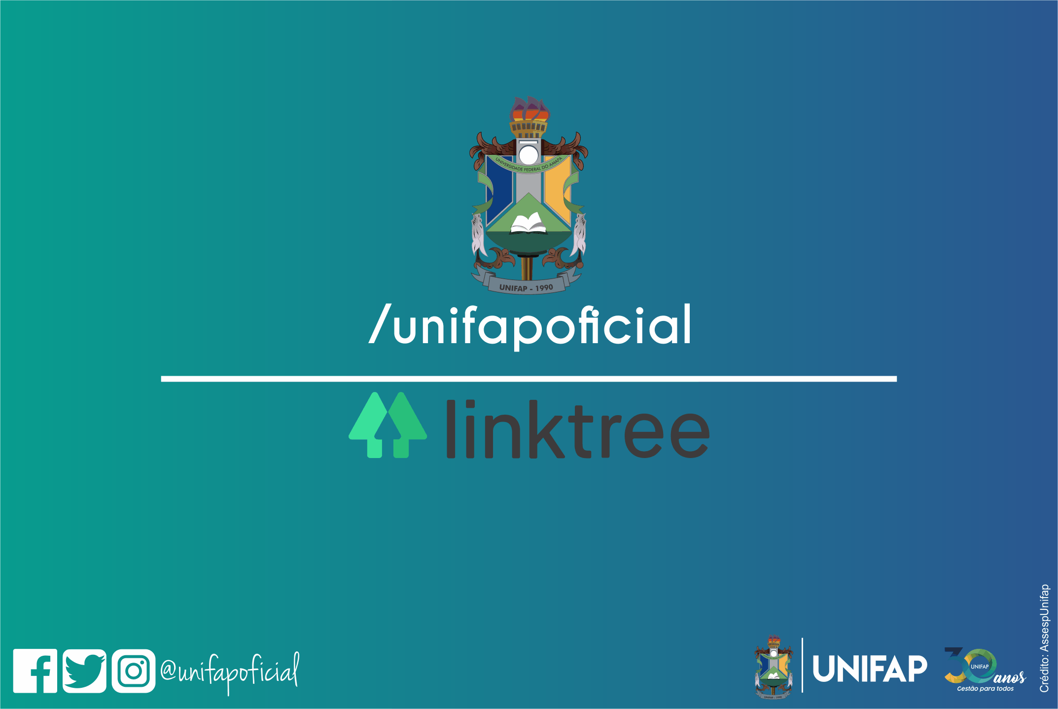 Confira os principais links da Unifap no Linktree