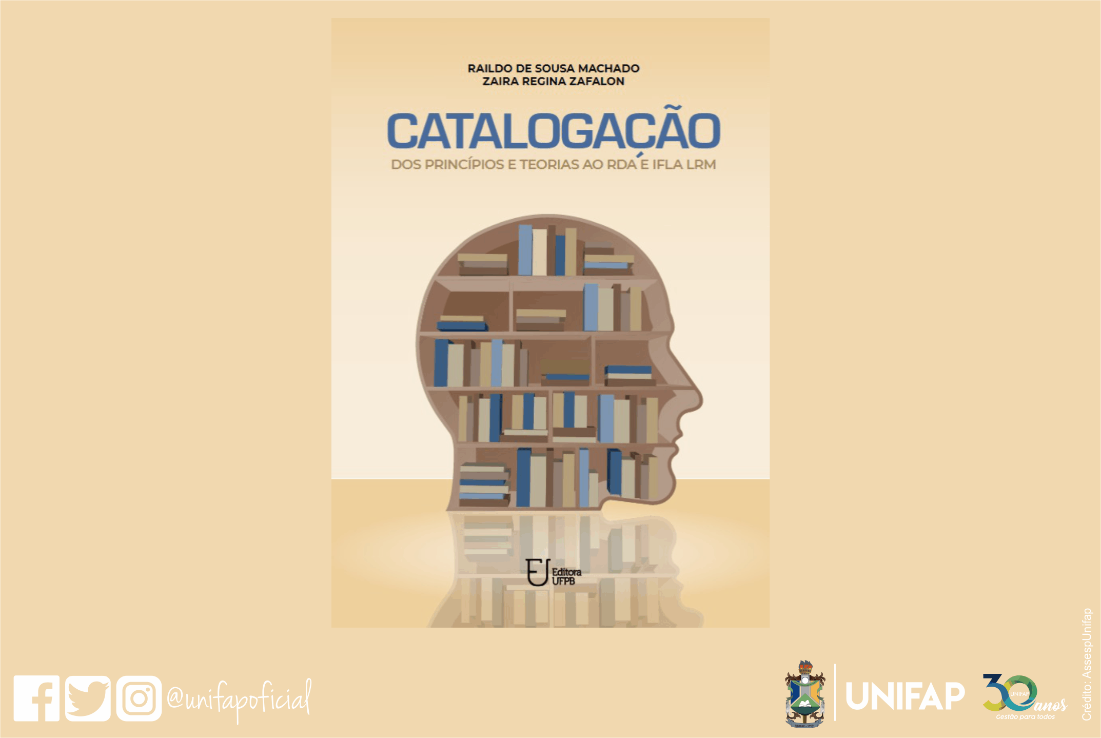 Servidor da Unifap lança livro sobre a prática de catalogação para bibliotecários