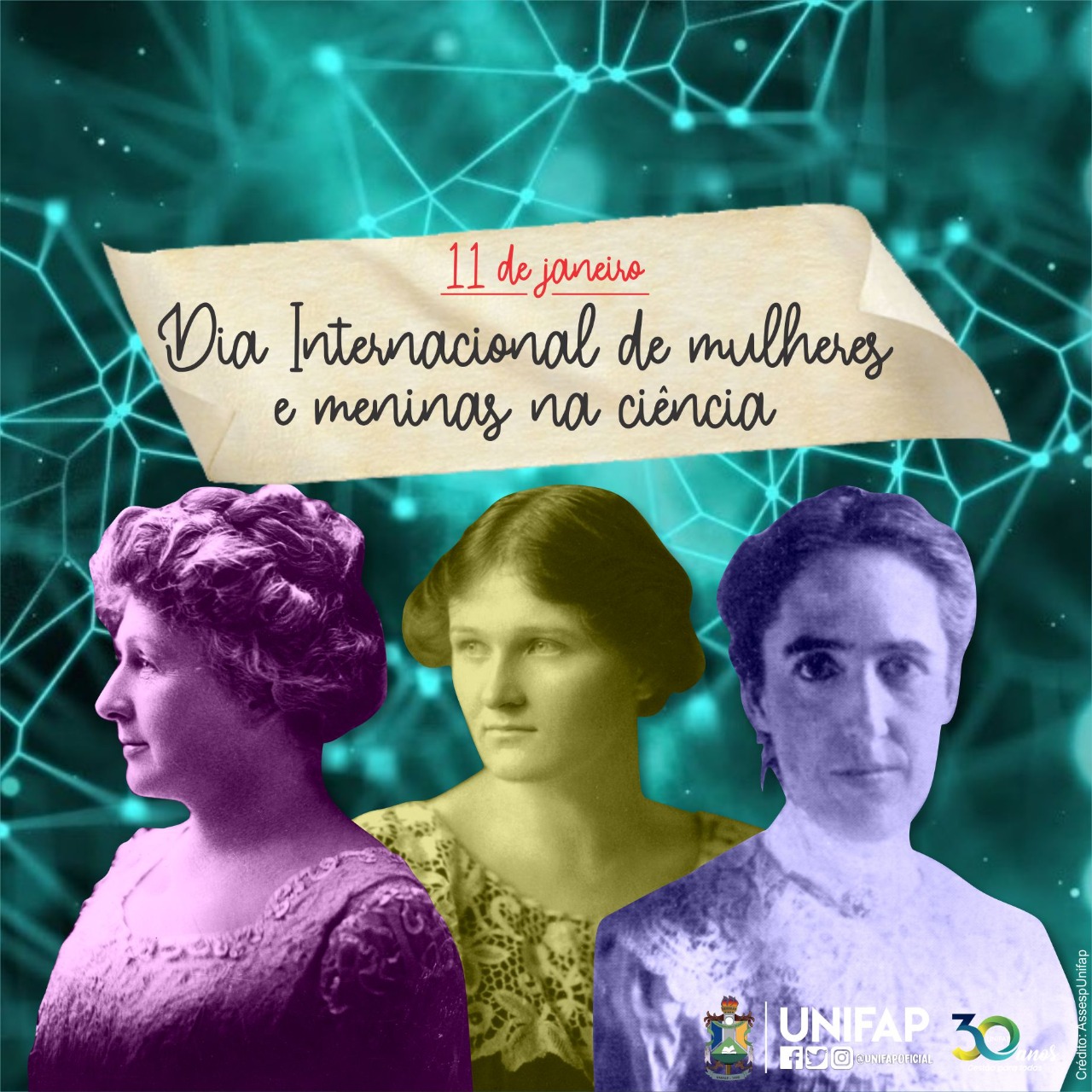 Unifap parabeniza comunidade feminina pelo Dia Internacional das Mulheres e Meninas na Ciência
