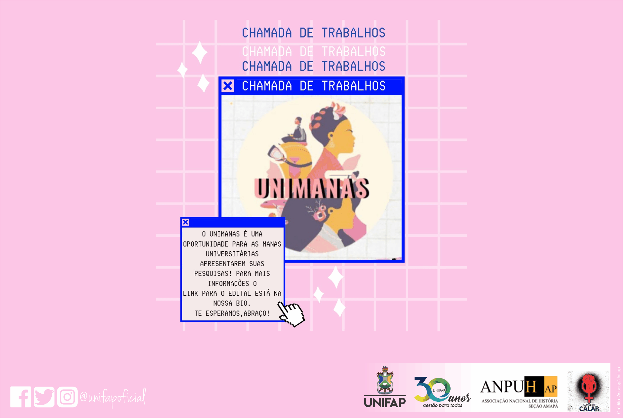 II Edição do Projeto UNIMANAS da UNIFAP abre chamada para envio de trabalhos acadêmicos