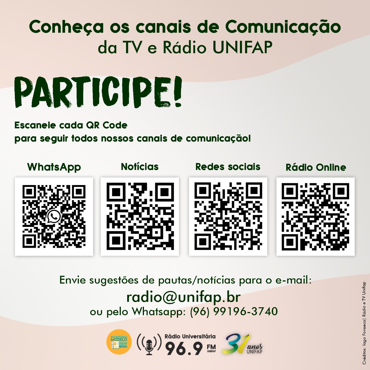 Rádio e TV da Unifap apresentam novo site