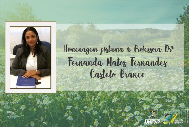 Nota póstuma em memória de Fernanda Castelo Branco