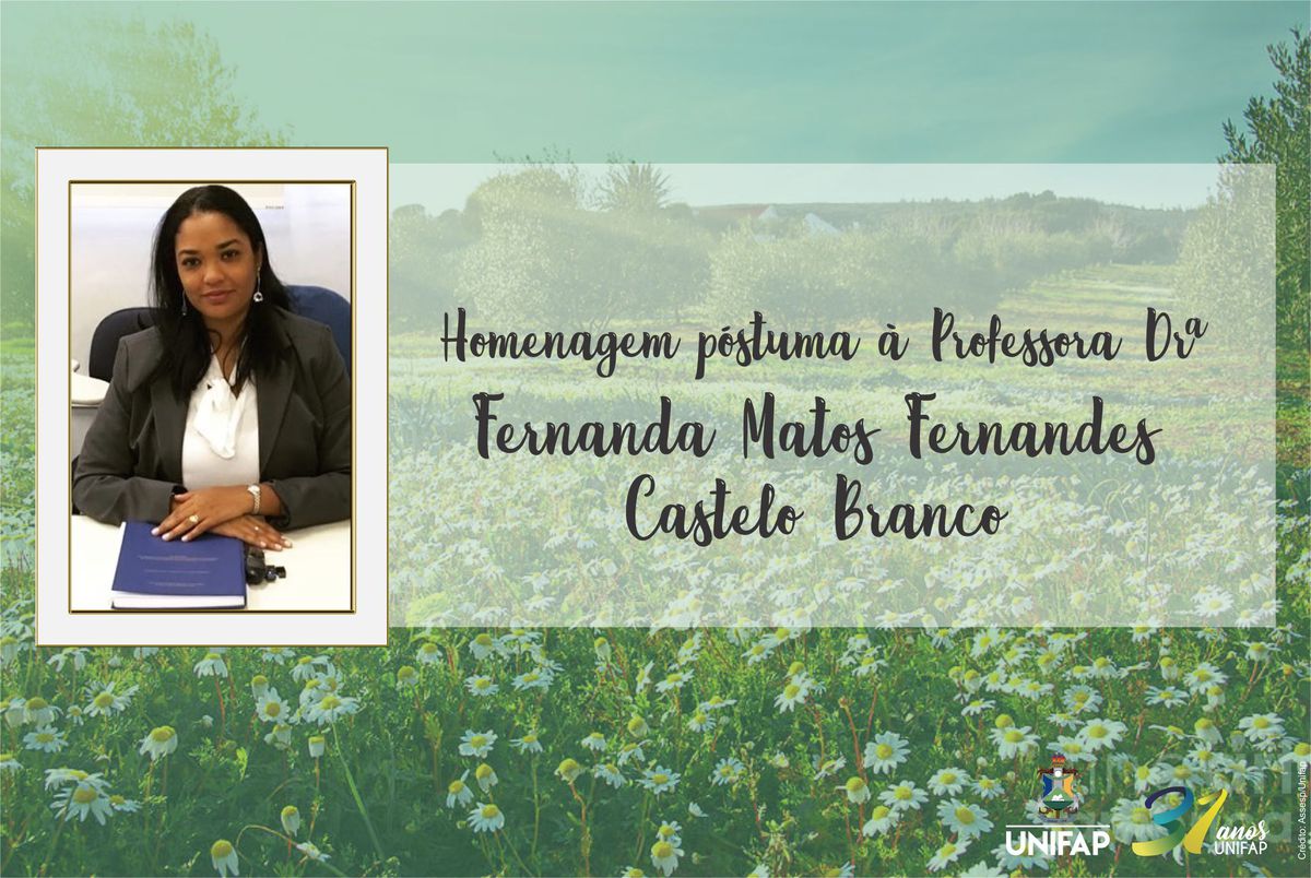 Nota póstuma em memória de Fernanda Castelo Branco