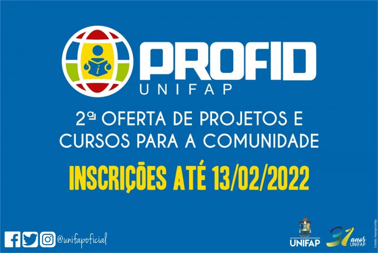 Profid Unifap lança edital com 3790 vagas em cursos destinado aos jovens e a terceira idade