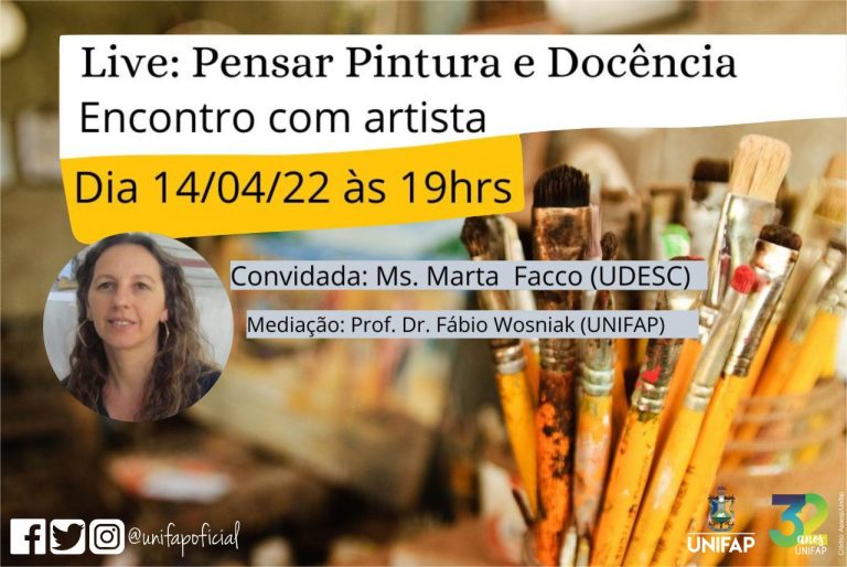Projeto de extensão promove encontro com a artista Marta Facco