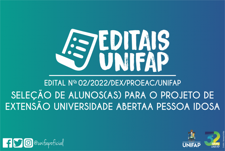 Projeto Universidade Aberta a Pessoa Idosa oferta 100 vagas