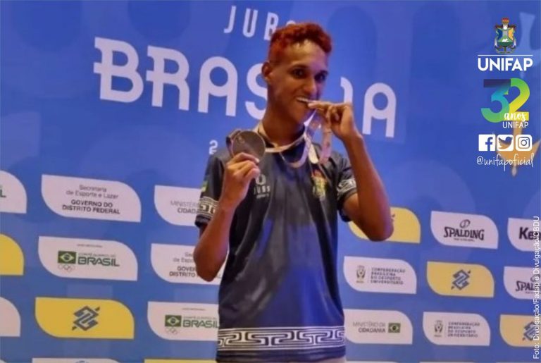 Aluno do curso de Direito conquista duas medalhas de ouro nos Jogos Universitários Brasileiros