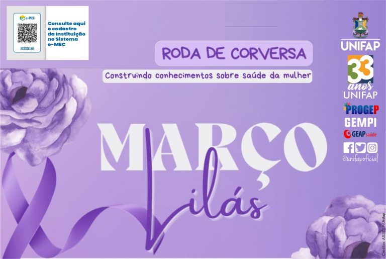 MARÇO LILÁS: Programação oferta serviços e roda de conversa sobre saúde da mulher