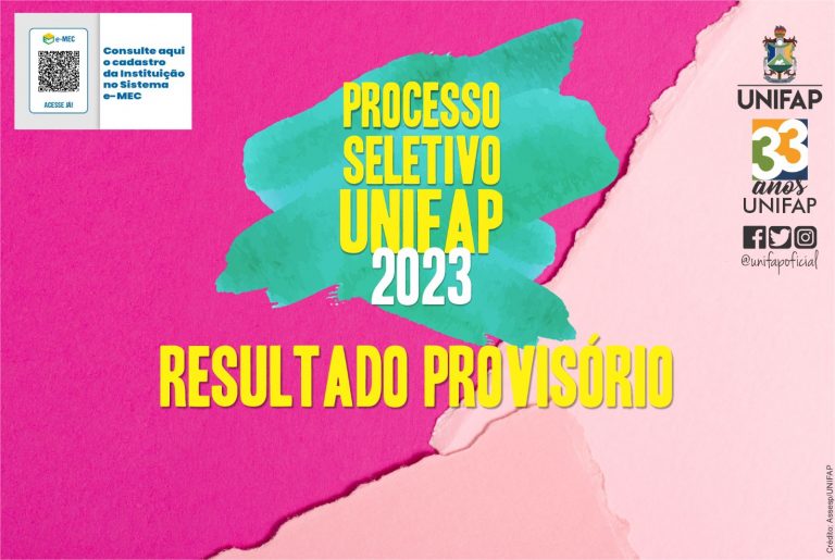 PS 2023: Unifap divulga resultado provisório