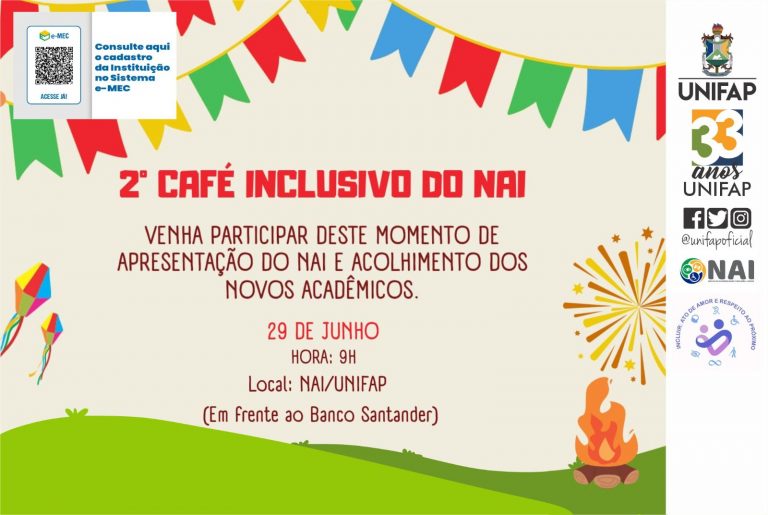 Núcleo de Acessibilidade e Inclusão promove segunda edição do Café Inclusivo