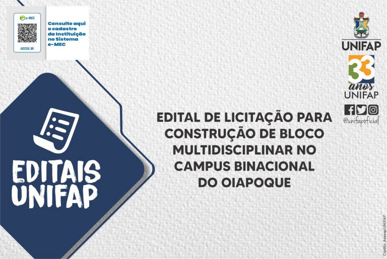 Licitação estabelece a construção de novo bloco multidisciplinar no campus Binacional do Oiapoque