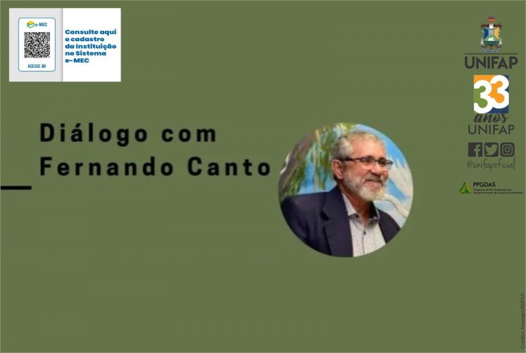 Programa de Pós-Graduação em Desenvolvimento da Amazônia Sustentável promove evento aberto ao público com escritor Fernando Canto