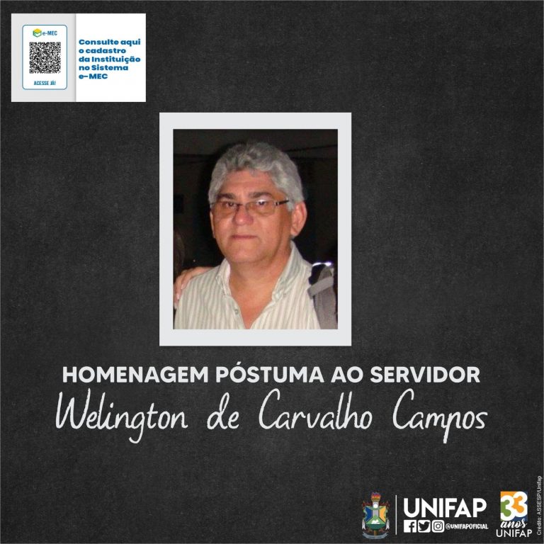 Nota de Pesar – Welington de Carvalho Campos