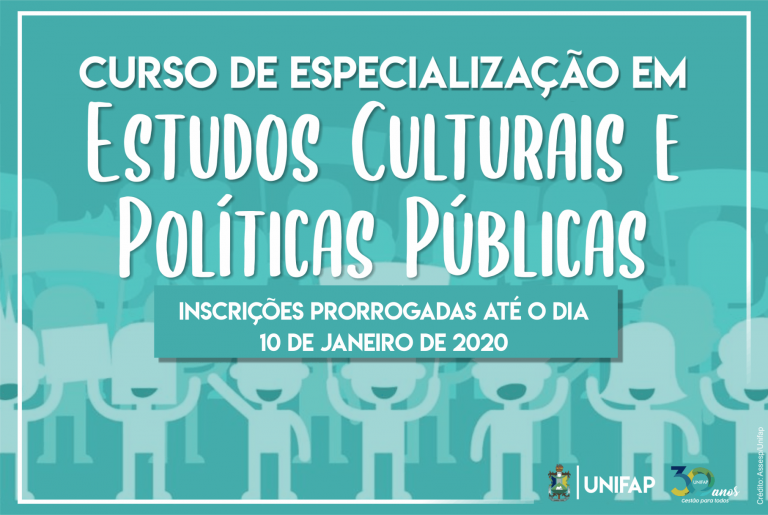 Leia mais sobre o artigo Curso de Especialização em Estudos Culturais e Políticas Públicas encerra inscrições dia 10 de janeiro.