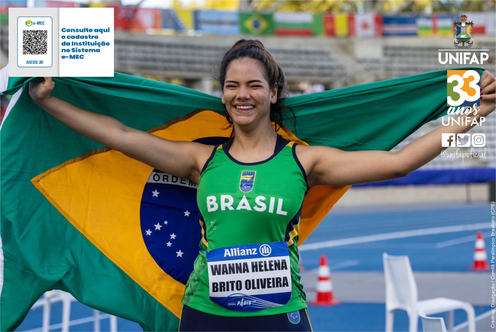 Você está visualizando atualmente Acadêmica da Unifap traz medalha mundial de atletismo paralímpico para o Brasil