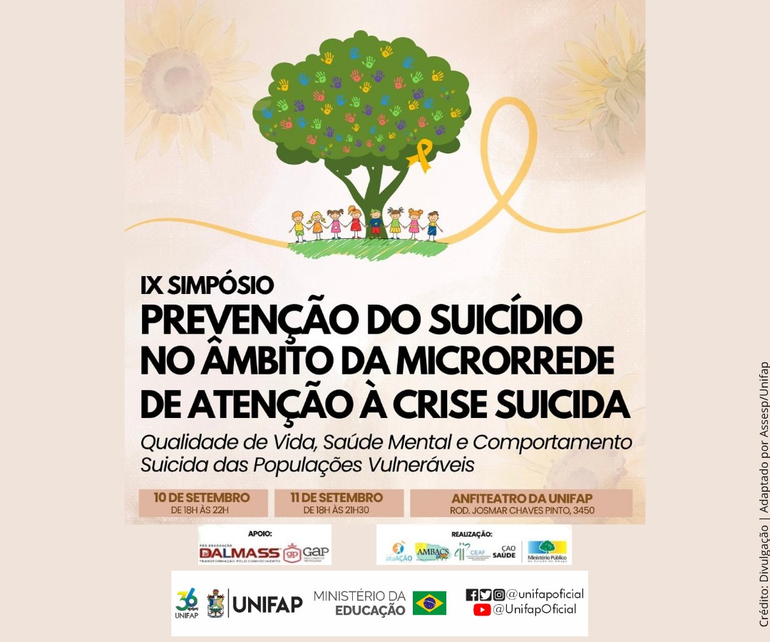 Você está visualizando atualmente Abertas inscrições para o IX Simpósio sobre Prevenção ao Suicídio