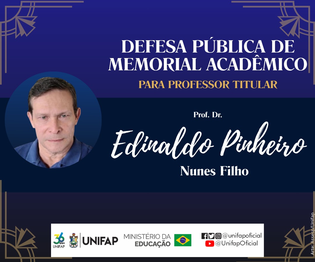 Defesa de Memorial – Prof. Dr. Edinaldo Nunes Filho